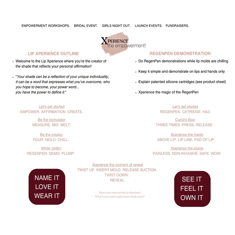 LBxRH Lip Xperience Kit