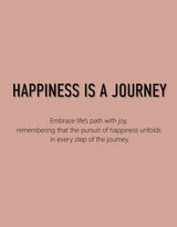"Happiness Is A Journey" Vegan Brush